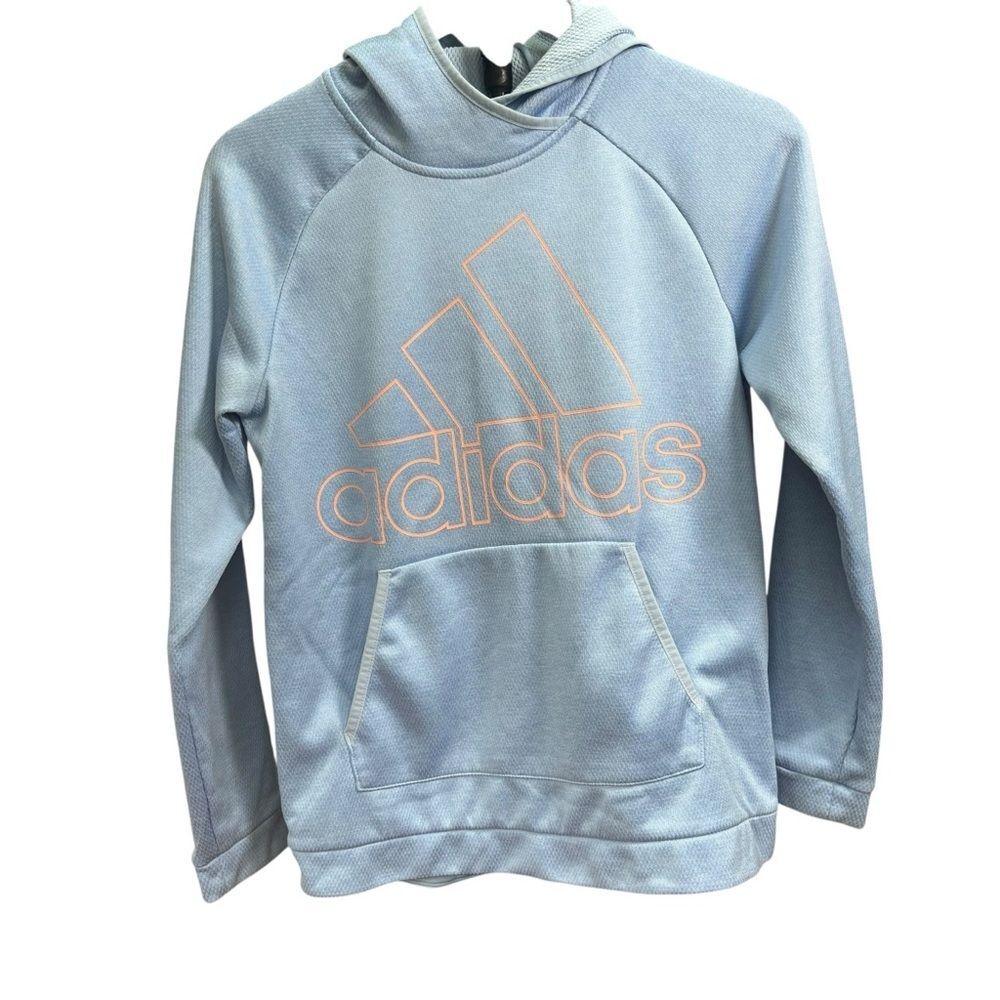 Adidas Clima Warm Baby Blue Hoodie Women’s S Athletic Casual